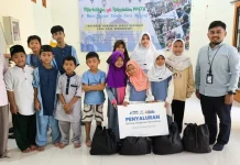 Tebar Kepedulian di Bulan Suci, BRI BO Ciputat Salurkan Santunan kepada Anak Yatim Piatu